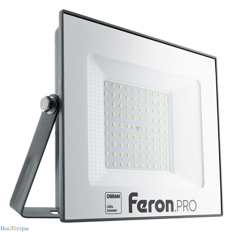 светодиодный прожектор feron ll-1000 100w 6400k 41541