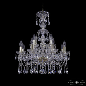 Подвесная люстра Bohemia Ivele Crystal 1413/8+4/200/XL-66 G