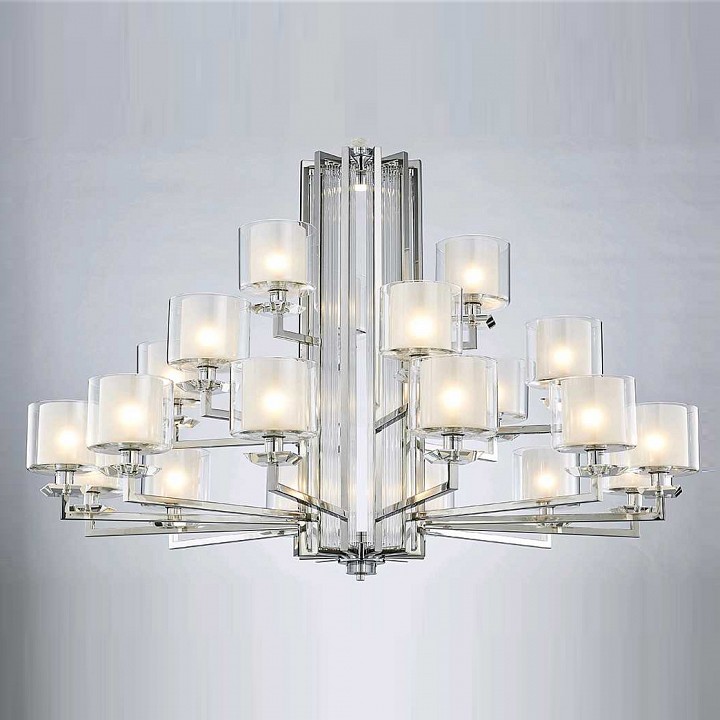 потолочная люстра newport александра 4400 4412+6+3/c chrome м0057162