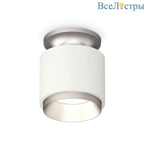 Комплект накладного светильника Ambrella light Techno Spot XS7510100 SWH/MCH белый песок/хром матовый (N7928, C7510, N7033)