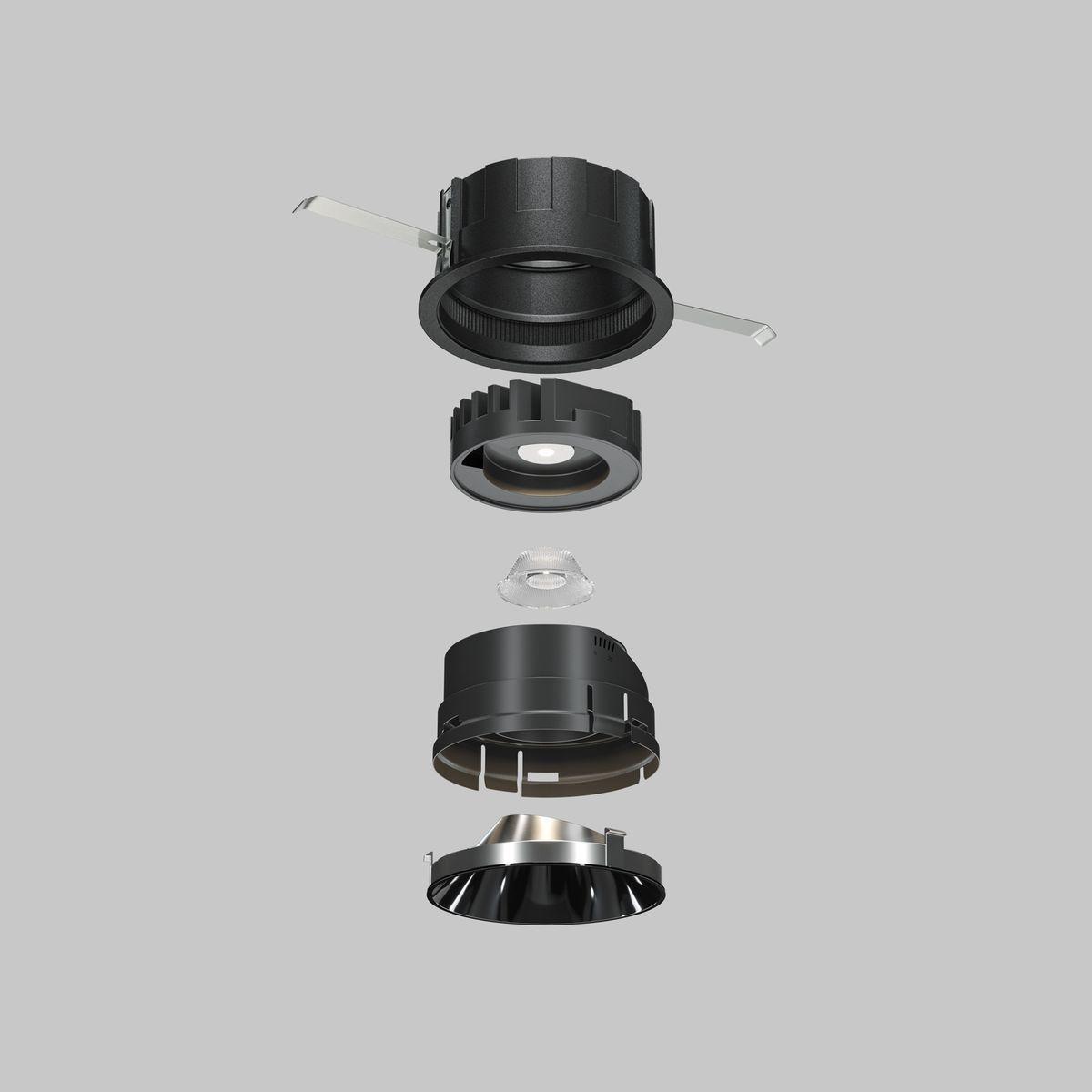 декоративная рамка-отражатель maytoni technical wise ring057-10-gf