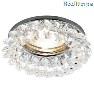 Встраиваемый светильник Ambrella Light Crystal K206 CL/CH