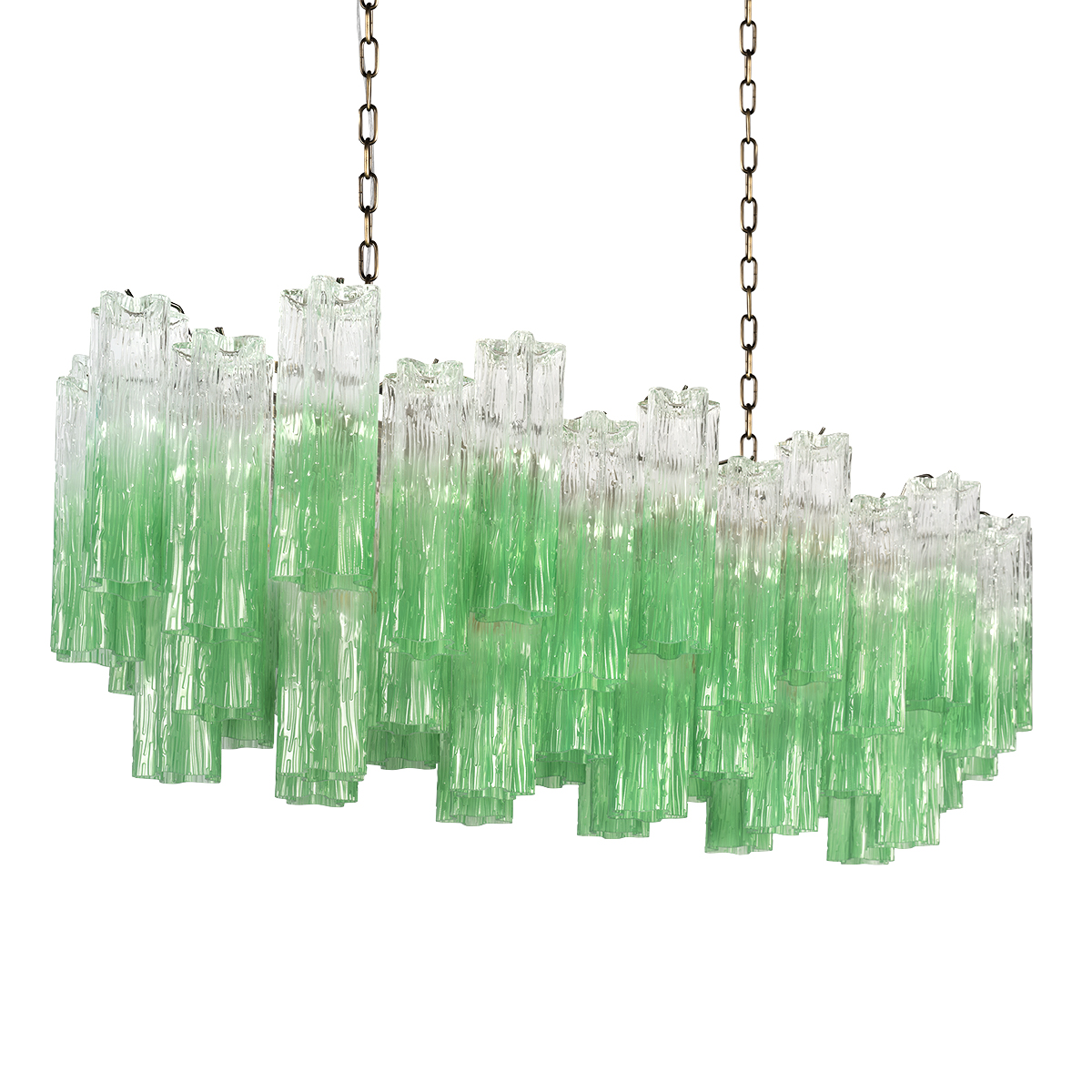 подвесная люстра loft it murano 10580/1000r clear green