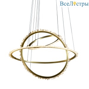 Подвесная люстра Delight Collection Quartz Halo MD20020154-3A satin gold