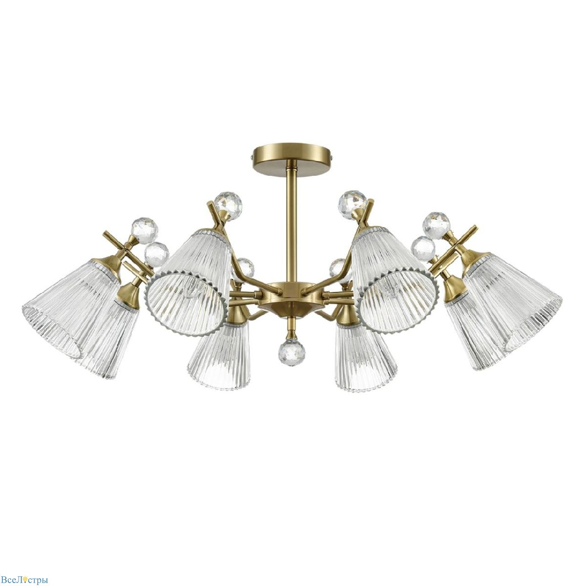 люстра на штанге lumion aurica 8046/8c
