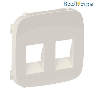 Лицевая панель Legrand Valena Allure аудиорозетки слоновая кость 755376