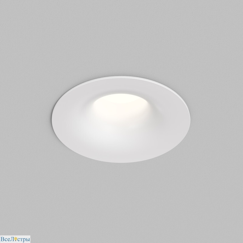 встраиваемый светильник denkirs shine glow dk2430-wh