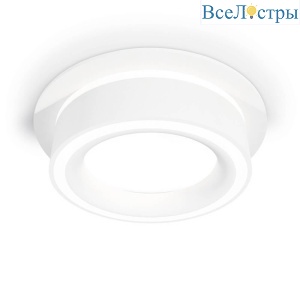 Комплект встраиваемого светильника Ambrella light XC8050018 SWH/FR белый песок/белый матовый GX53 (C8050, N8433)