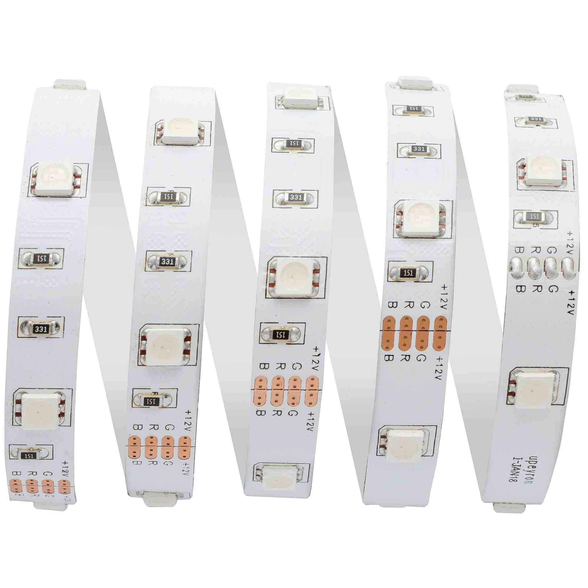 светодиодная лента apeyron 12в ст 7,2вт/м smd5050 30д/м ip20 3м rgb 217bl