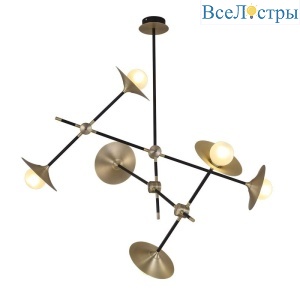 Люстра на штанге Delight Collection 9256P/6 gold