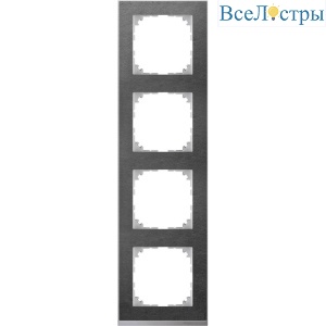 Рамка 4-постовая Schneider Electric Merten System M MTN4040-3669