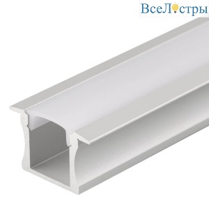 Профиль с рассеивателем Arlight ALU-SLIM-H15-F-2000 ANOD+FROST 018243