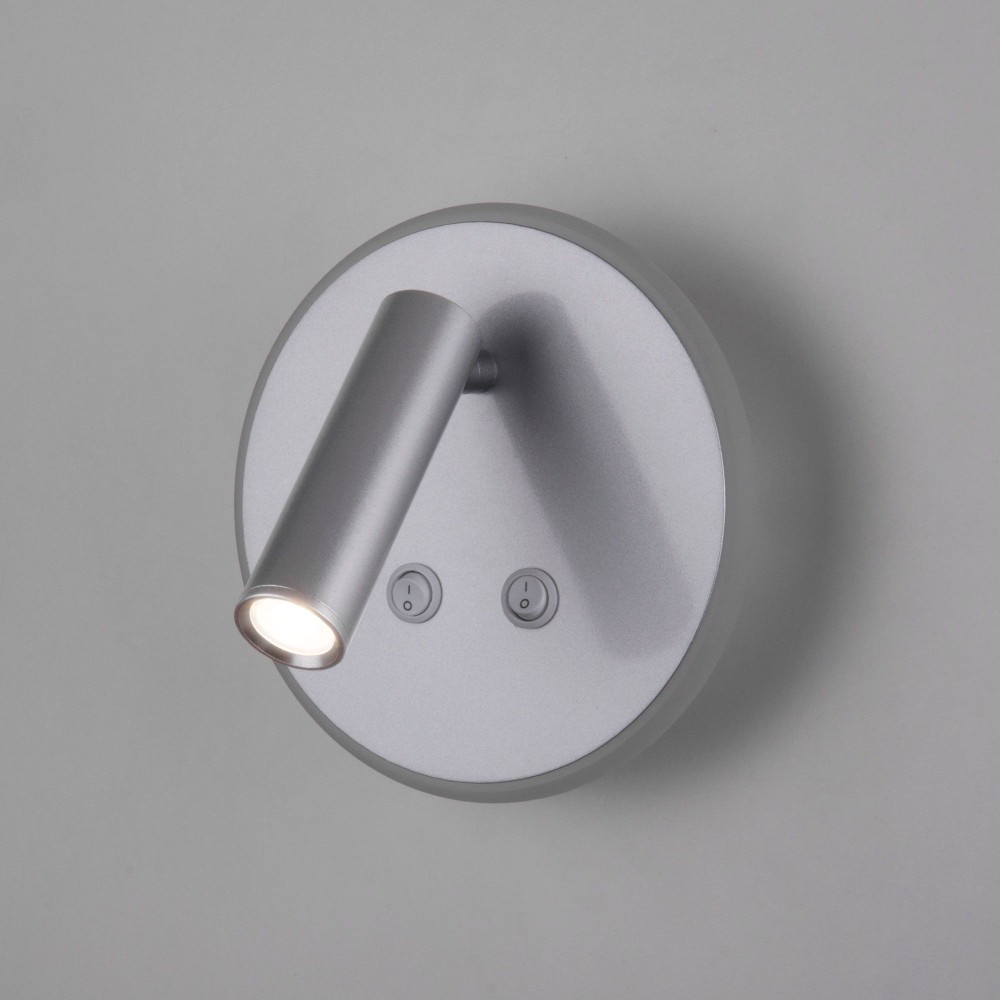 светодиодный спот elektrostandard tera mrl led 1014 серебро 4690389136559