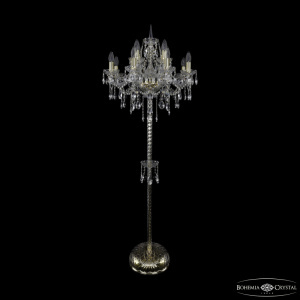 Торшер Bohemia Ivele Crystal 1415T2/8+4/200-165 G