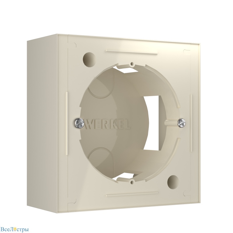 коробка для накладного монтажа werkel 4690389170836 w8000003
