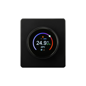Терморегулятор ROUND Wi-Fi с/у оникс KRANZ KR-78-0728-3