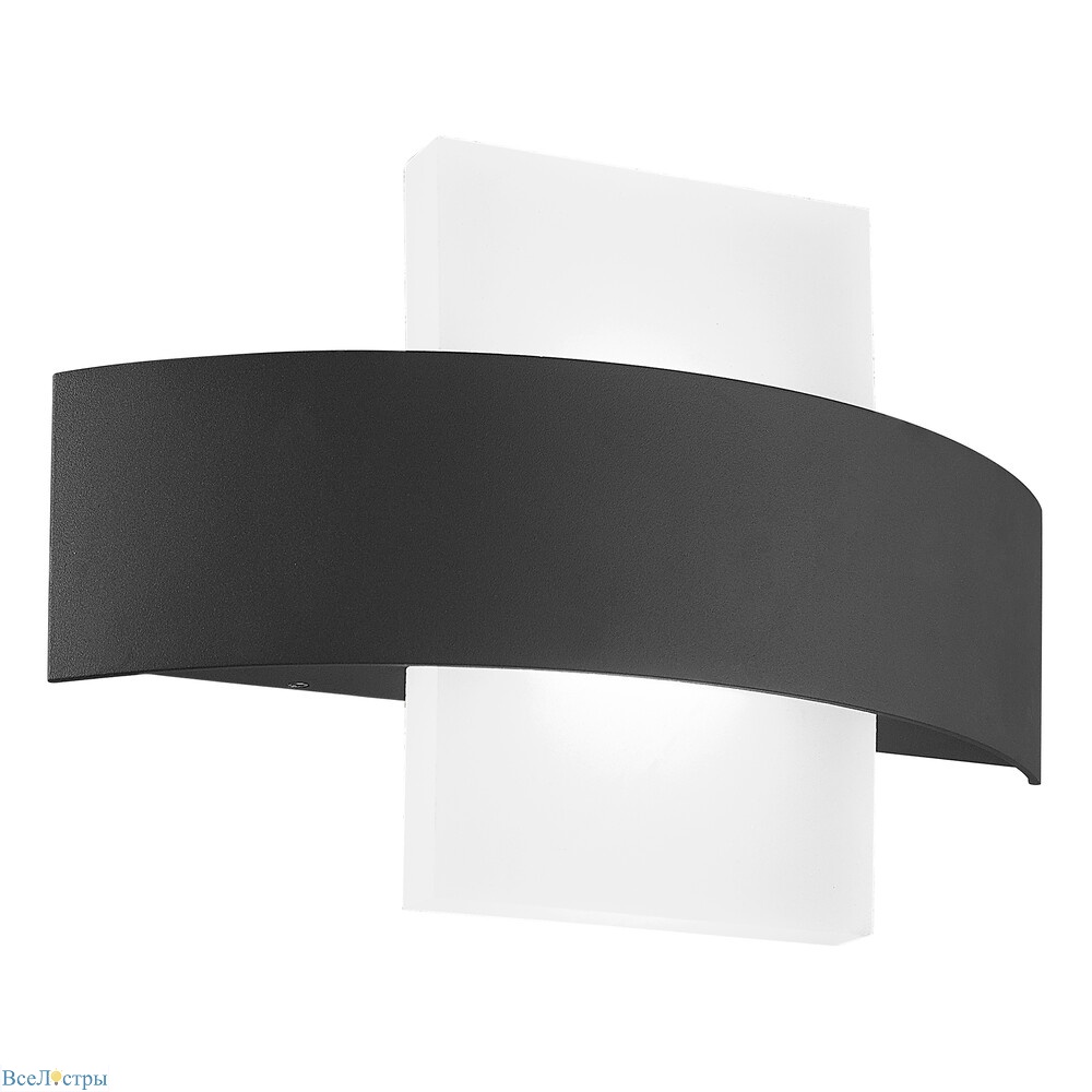 уличный настенный светильник arte lamp croce a1444al-1bk