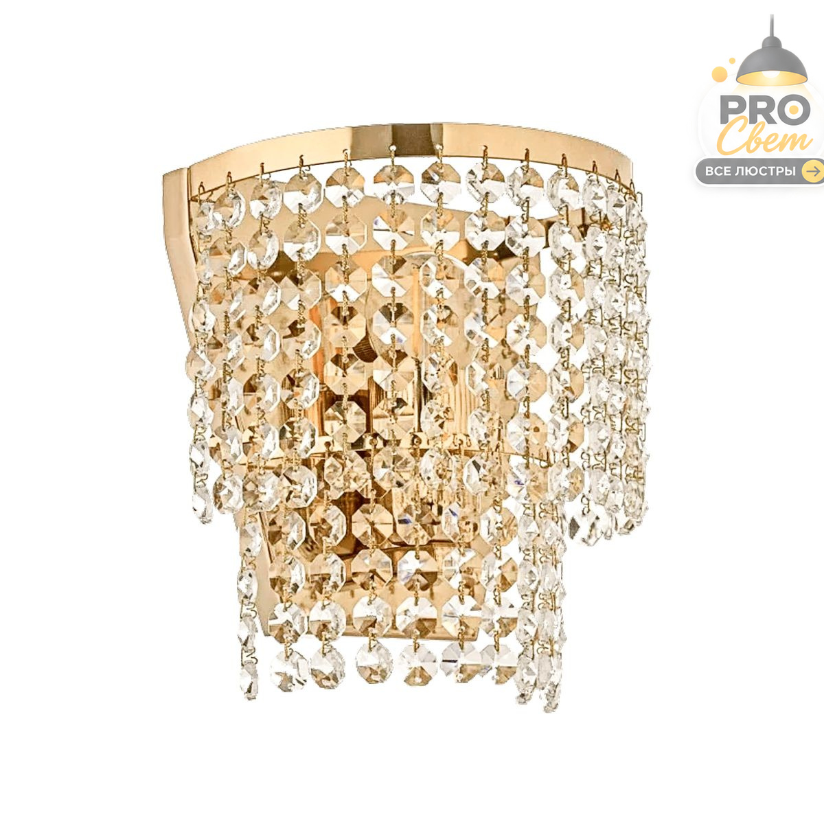 настенный светильник arti lampadari milano e 2.18.100 g