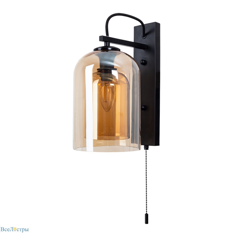 бра arte lamp paio a7015ap-1bk