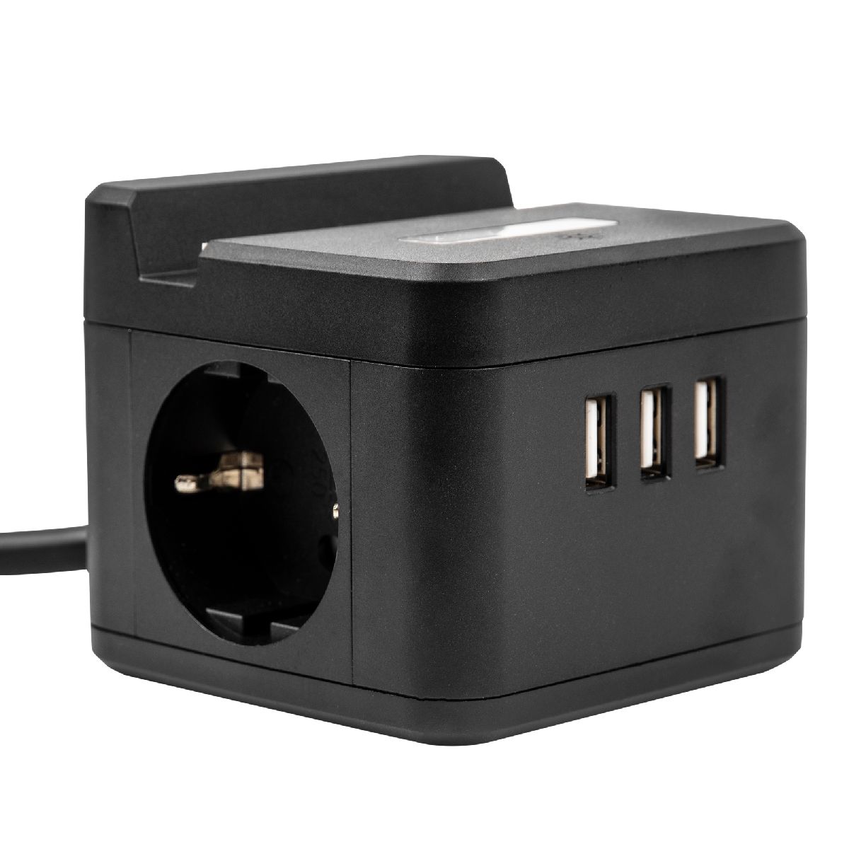 удлинитель uniel s-gcd2-1,5sbuh black ul-00011252