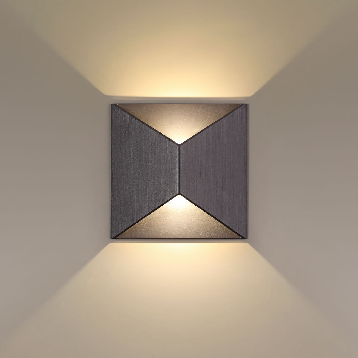 уличный настенный светодиодный светильник odeon light tibro 3907/10wl