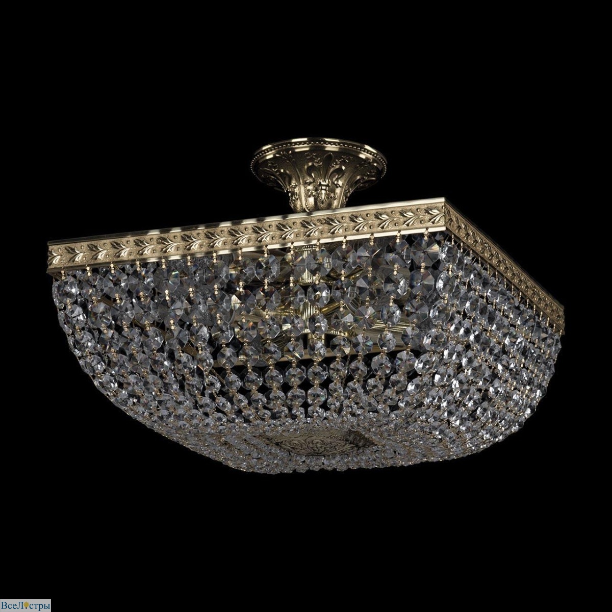потолочная люстра bohemia ivele 19112/35iv g