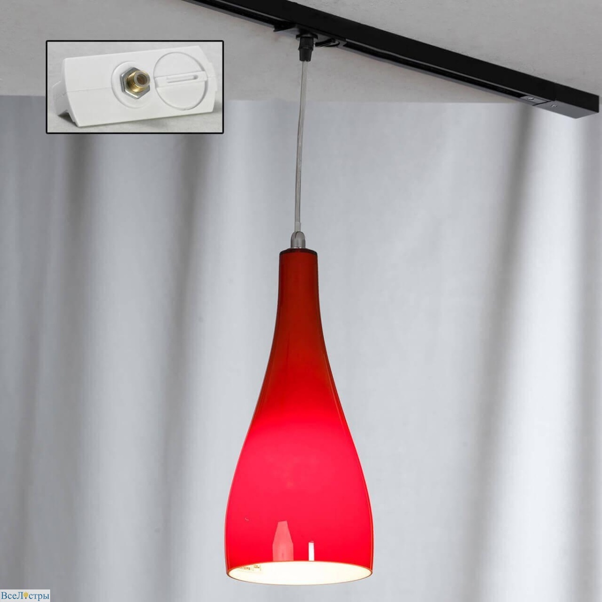 трековый светильник однофазный lussole rimini track lights lsf-1156-01-taw