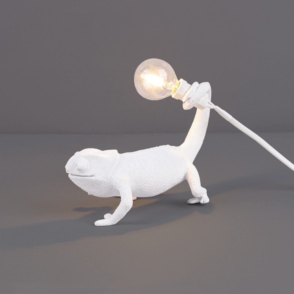 настольная лампа chameleon still usb seletti