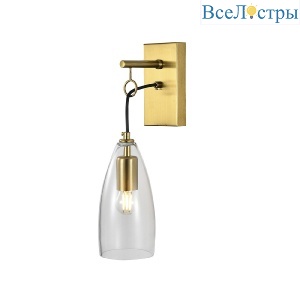 Настенный светильник Indigo Goccia 11064/1W Clear V000544