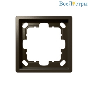 Рамка серия FD 1-постовая Jasmart FD1001BR