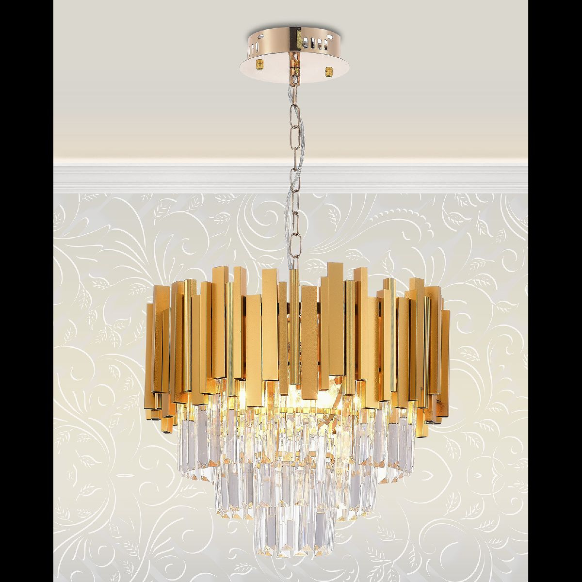 подвесная люстра natali kovaltseva bellezza bellezza 81427/5c gold