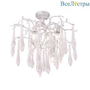 Потолочная люстра Crystal Lux REINA PL5 D600 SILVER PATINA