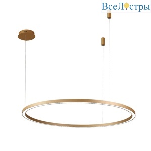 Подвесной светодиодный светильник Crystal Lux Fortuna SP88W Led Gold