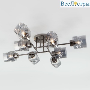 Люстра на штанге Eurosvet 30165/8 черный жемчуг