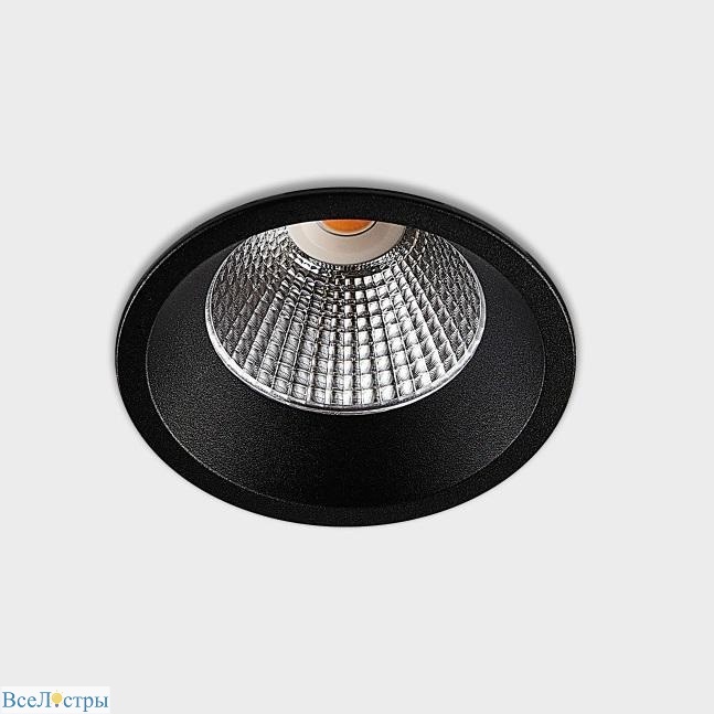 встраиваемый светодиодный светильник italline it08-8035 black 3000k