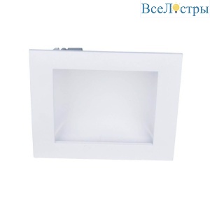 Встраиваемый светодиодный светильник Arte Lamp Riflessione A7412PL-1WH