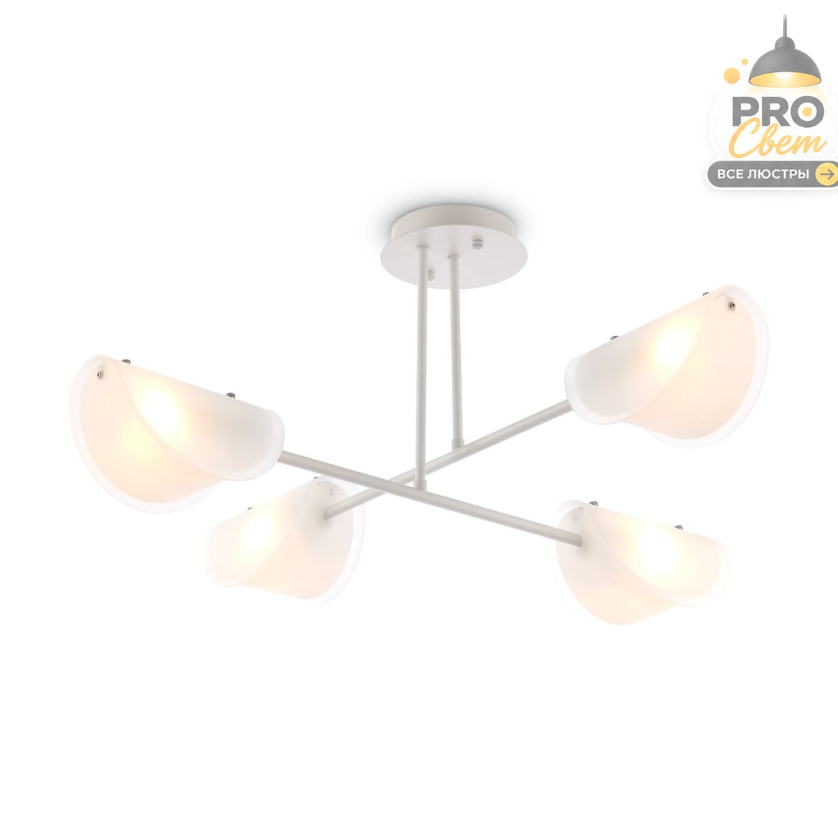 потолочная люстра freya mallow fr5228pl-04w
