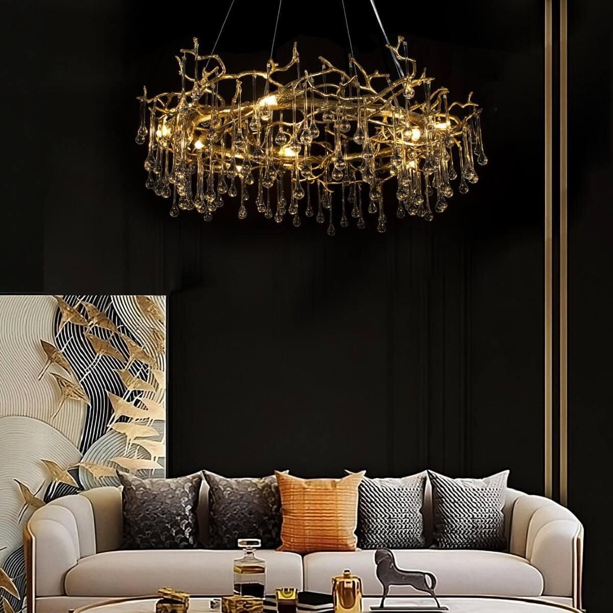 подвесная люстра loft it bijout 10068/800 gd