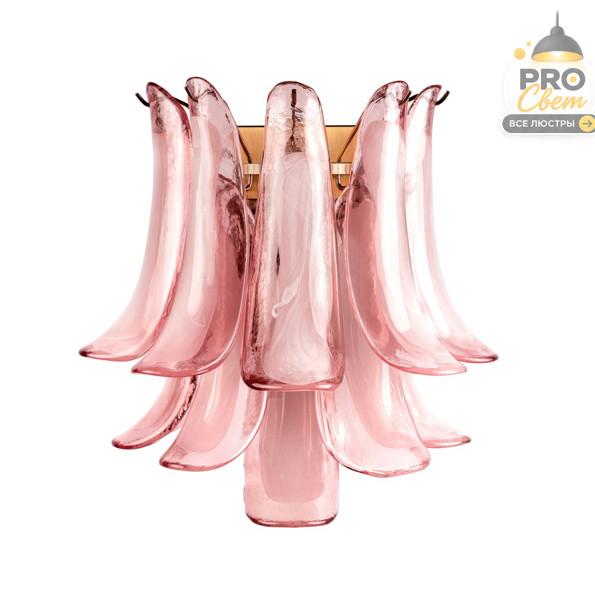 настенный светильник loft it lilou 10600w pink