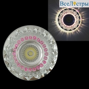 Встраиваемый светильник Reluce 22039-9.0-001PL MR16+LED3W CL/PK