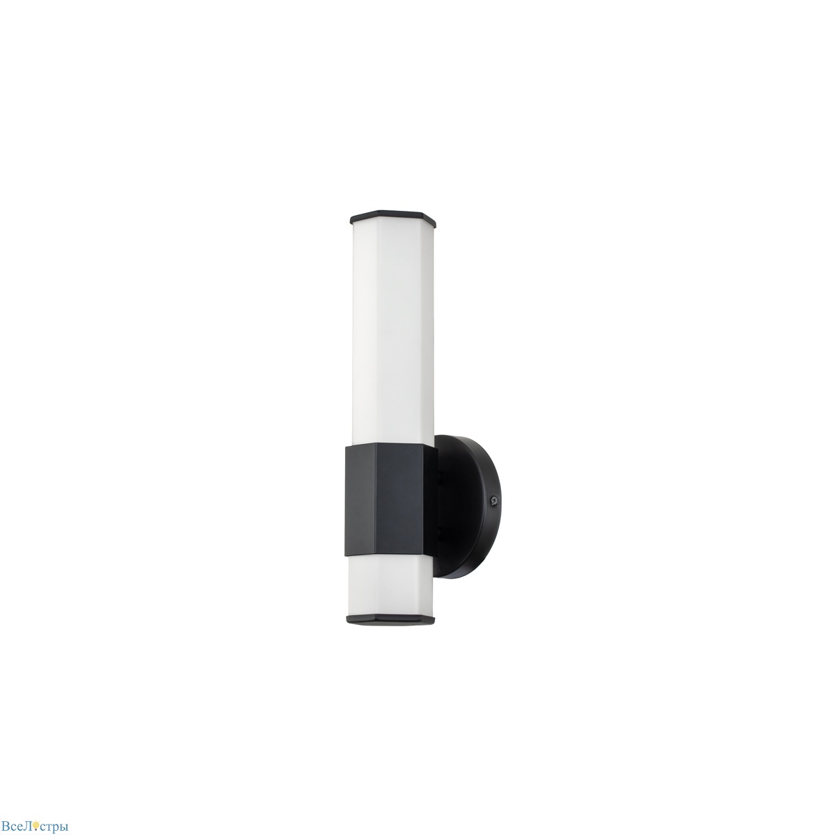 бра hinkley facet qn-facet-led1-bk-bath