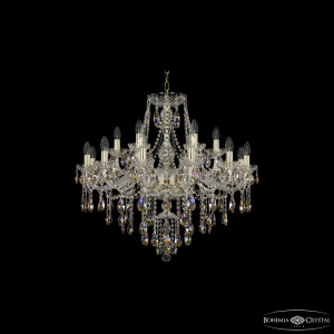 Подвесная люстра Bohemia Ivele Crystal 1415/12+6/300 G K801