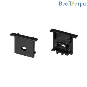 Набор заглушек Arlight SL-Comfort-1716-F Black c отверстием 031775
