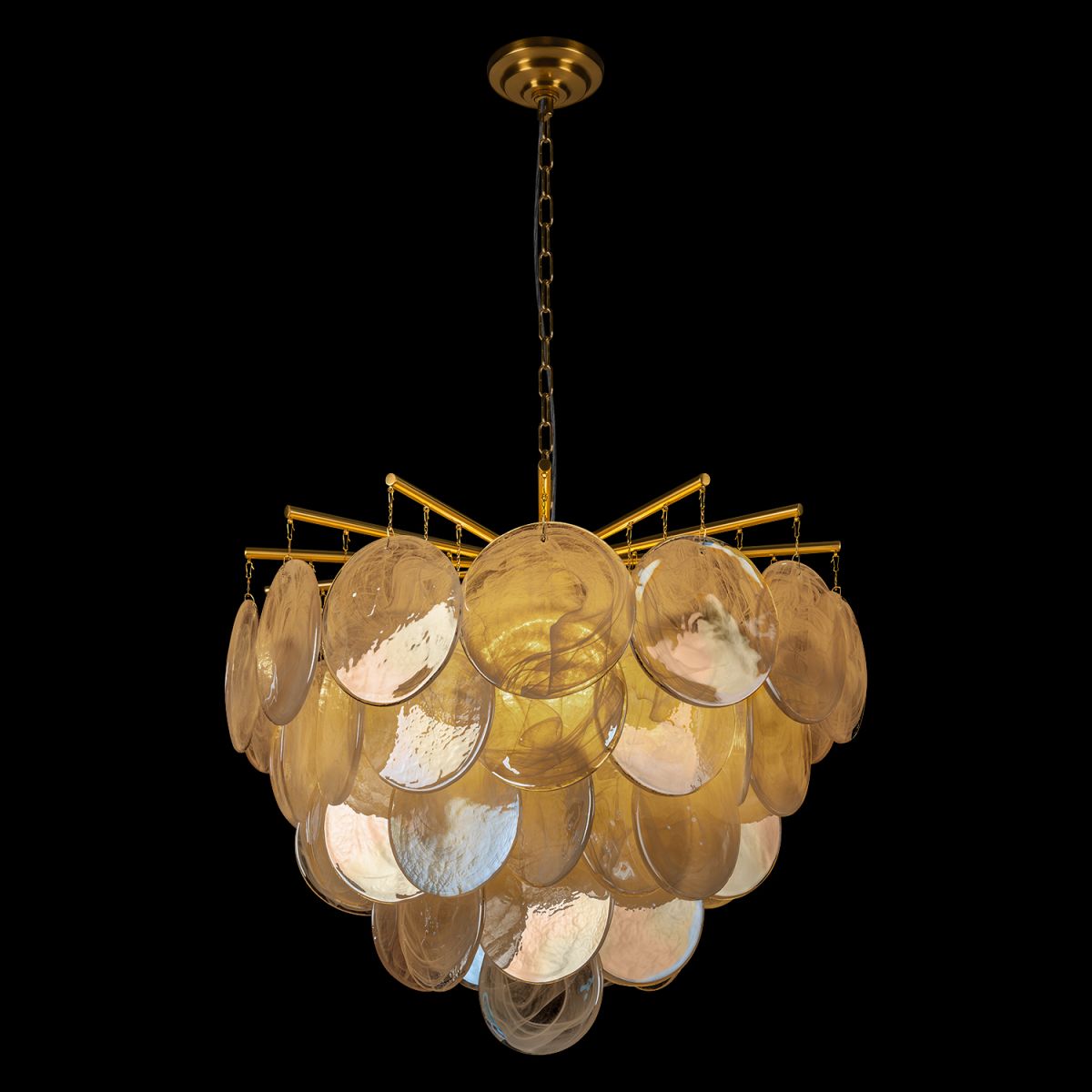 подвесная люстра loft it lolly 10492/600 champagne