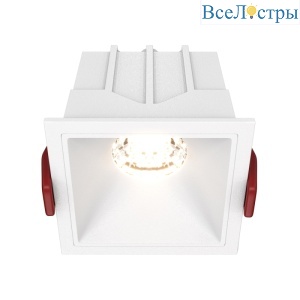 Встраиваемый светильник Maytoni Technical Alfa LED DL043-01-10W3K-D-SQ-W