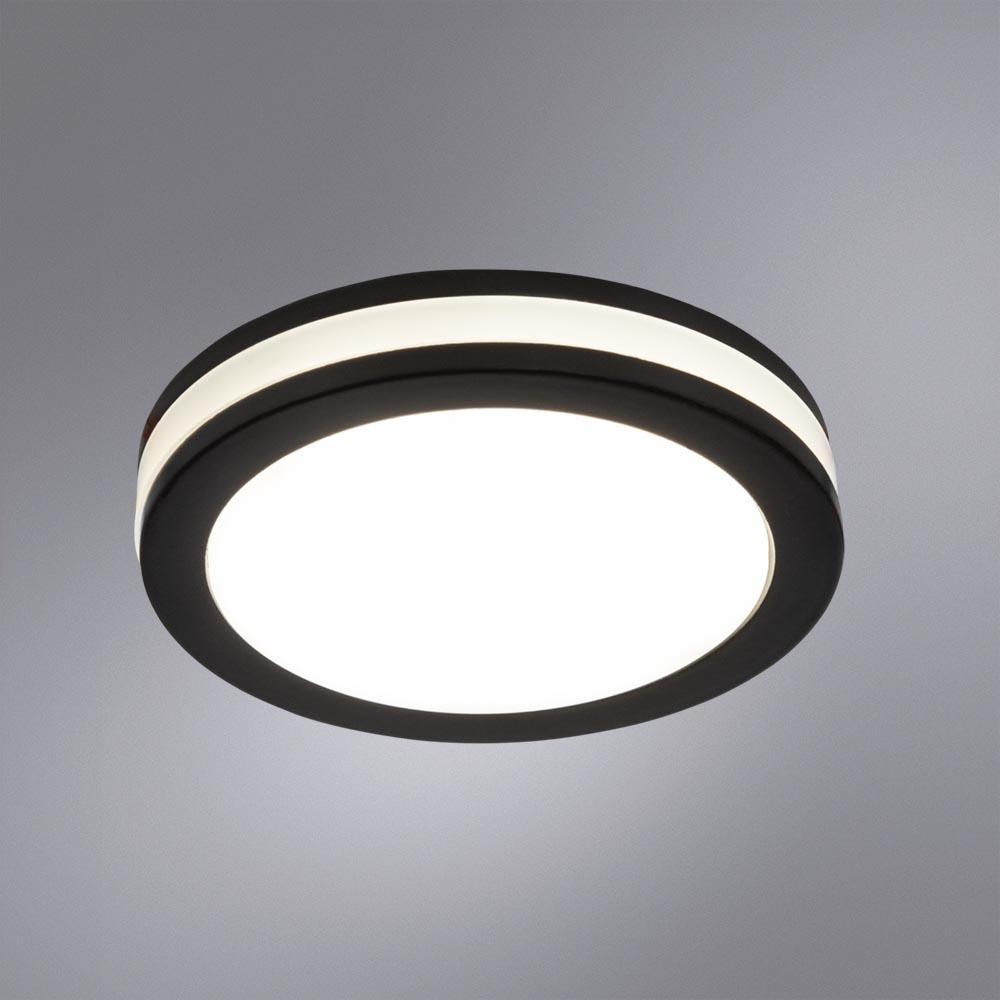 встраиваемый светодиодный светильник arte lamp tabit a8430pl-1bk