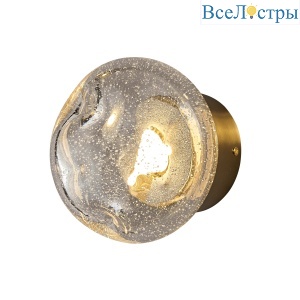 Настенный светильник Delight Collection Wall lamp OB2512 gold/smoky