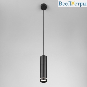 Подвесной светодиодный светильник Elektrostandard Topper DLR023 12W 3000K черный матовый a063930