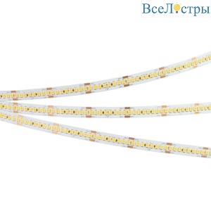 Светодиодная лента Arlight RT-A240-10mm 24V Warm3000 (22 W/m, IP20, 5m) (высок.эфф.150 лм/Вт) 038745(1)