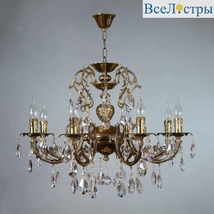 Подвесная люстра Ambiente Alicante 8888/8 PB Tear drop